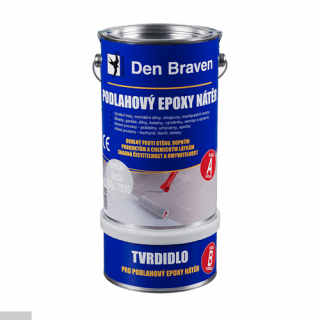 Den Braven T6000 Podlahový epoxy nátěr, 5 + 1 kg, světle šedý RAL 7035