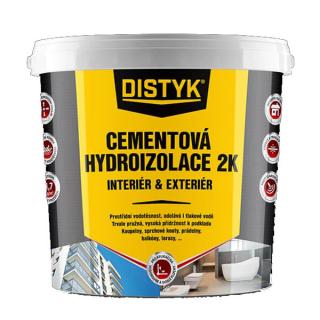 Distyk CH0274DCZ CEMENTOVÁ HYDROIZOLACE 2K INTERIÉR A EXTERIÉR, kbelík 7 kg, šedá