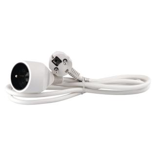 Emos P0112 Prodlužovací kabel – spojka, 2m, bílý
