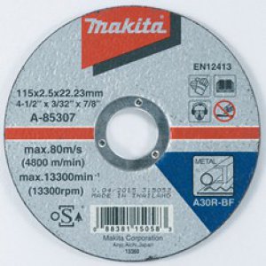 Makita A-85307 řezný kotouč 115x2,5x22 ocel