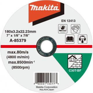 Makita A-85379 řezný kotouč 180x3x22 kámen