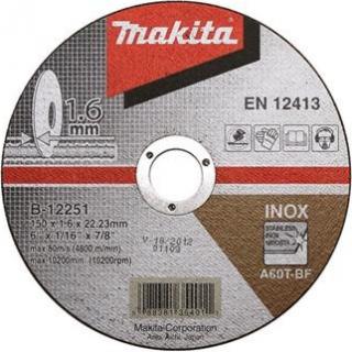 Makita B-12251 řezný kotouč 150x1,6x22 nerez