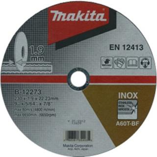 Makita B-12273 řezný kotouč 230x1,9x22 nerez