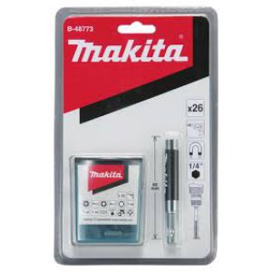 Makita B-48773 sada bitů 26 ks, adaptér 80mm
