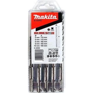Makita B-58992 sada 4-břitých vrtáků SDS-plus Nemesis 2, 5-10 mm, 5ks