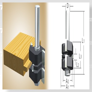 Makita D-12027 Fréza pérová, 12mm stopka