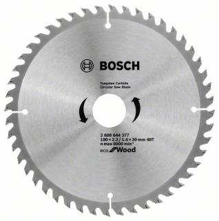 Pilový kotouč Bosch 190 x 30 x 2,2 mm, 48 z, 2608644377 Eco for Wood (Pilový kotouč 190 mm x 30 x 2,2 mm, 48 zubů,  Eco for Wood, Bosch 2608644377)