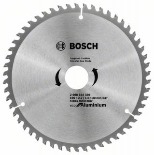 Pilový kotouč Bosch 190 x 30 x 2,2 mm, 54 z, 2608644389 Eco for Aluminium (Pilový kotouč 190 mm x 30 x 2,2 mm, 54 zubů,  Eco for Aluminium, Bosch 2608644389)