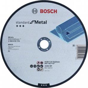 Řezný kotouč Standard for Metal 230x1,9, 2608619770, 1ks  (Řezný kotouč Standard for Metal spolehlivě řeže kovové materiály)