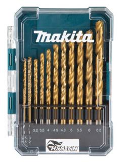 Sada vrtáků HSS Tin 13ks 1,5-6,5mm  135° Makita D-72855