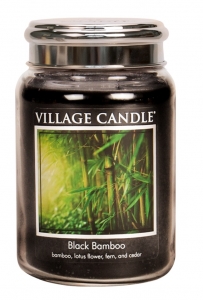 Village Candle VONNÁ SVÍČKA VE SKLE, BAMBUS - BLACK BAMBOO, 26OZ