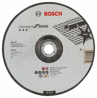 Vydutý řezný kotouč 230x1,9x22,23 Bosch 2608601514 Standard for Inox, 1ks