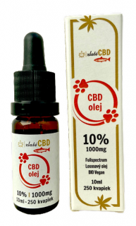 Lososový CBD olej 10% pre zvieratá 10ml