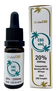 Zlatý CBG olej 20% Fullspectrum 10ml