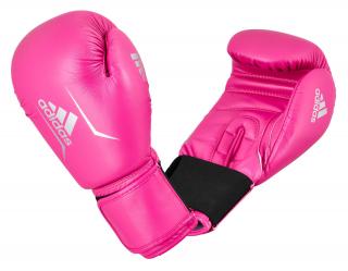 Adidas boxerské rukavice Speed 50, velikosti 4,6,8,10,12,14 OZ, pink Velikost: 10oz