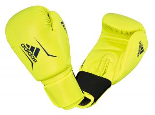 Adidas boxerské rukavice Speed 50, velikosti 4,6,8,10,12,14 OZ, žlutá Velikost: 10oz