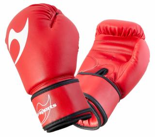 Boxerské rukavice Jusports Training červené Velikost: 14oz