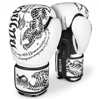 Boxerské rukavice Phantom Athletics Muay Thai WHITE Velikost: 12oz