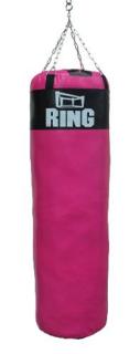 Boxovací pytel 140 x 40 cm 40 kg EDICE PINK růžový RING SPORT SUPER, ZÁRUKA 3 ROKY
