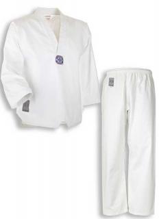 Dobok taekwondo BONSAI pro začátečníky,  WTF střih včetně bílého pásku Velikost: 110