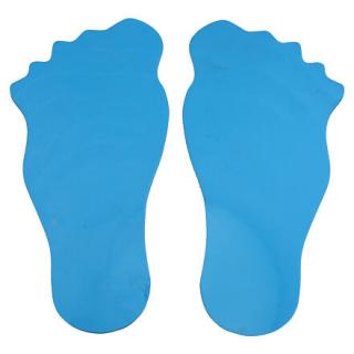 Feet značka na podlahu modrá Varianta: 1 pár