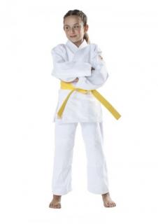 Kimono judo 390g DAX dětské - BAMBINI bílé včetně pásku Velikost: 100