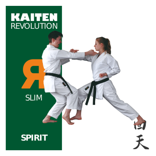 KIMONO KARATE KAITEN - SPIRIT REVOLUTION SLIM za SUPER CENU VČETNĚ PÁSKU Velikost: 130