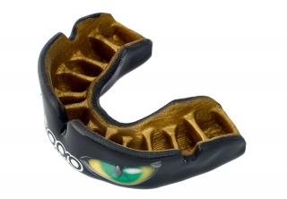 OPRO POWER FIT AGGRESSION EYES CHRÁNIČ ZUBŮ SENIOR BLACK/GOLD/GREEN