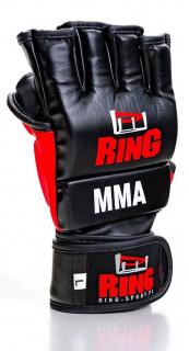 RING SPORT MMA rukavice Skaj černé Velikost: L