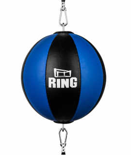 RING SPORT Reflexní boxovací míč, speedbag modrá / černá