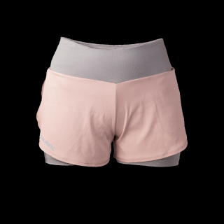 SALMING Essential 2-in 1 Shorts Women DustyPink/Grey Velikosti oblečení: L
