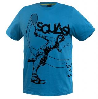 SALMING Squash Tee Blue Barva: Modrá, Velikosti oblečení: S