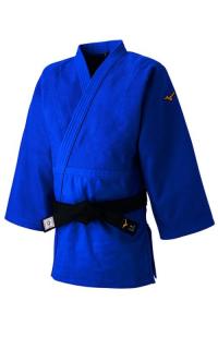 SLIM Judo kabát MIZUNO YUSHO MADE IN JAPAN IJF modrý Velikost: 190