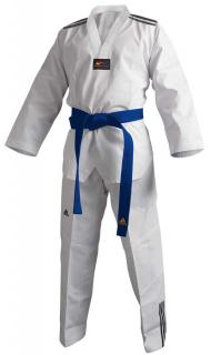 Taekwondo Dobok ADIDAS - model adiclub 3S bílý revers Velikost: 130