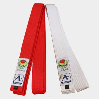 WUKF approved Arawaza kumite pásek Barva: Červená, Délka: 220