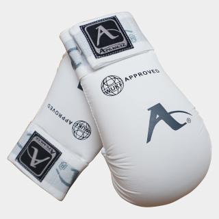 WUKF APPROVED rukavice na karate Arawaza Barva: Bílá, Velikost: M
