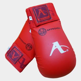 WUKF APPROVED rukavice na karate Arawaza Barva: Červená, Velikost: L