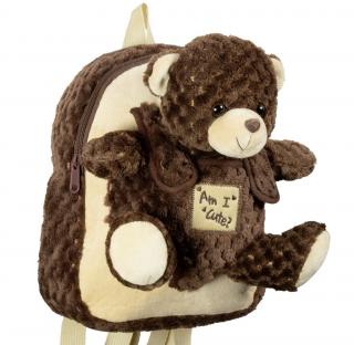 Batoh Plush Backpack  Am I Cute?  Brown