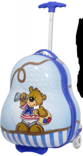 Dětský kufr Teddy Blue S