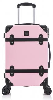 Příruční kufr Vintage Pink/Black