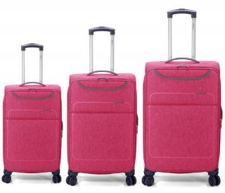 Sada kufrů BZ 5661 3-set Pink/Grey