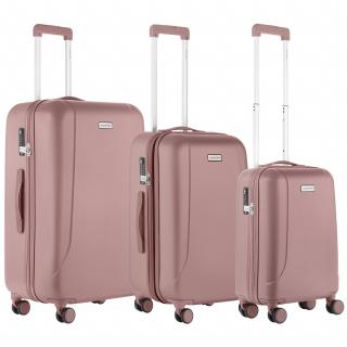 Sada kufrů Skyhopper Old Pink 3-set