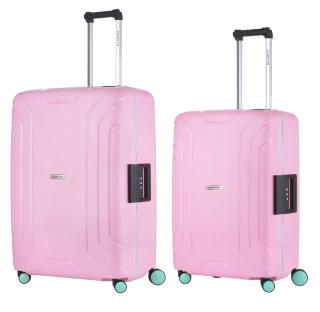 Sada kufrů Steward Pink 2-set M+L