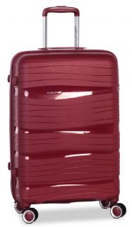 Střední kufr Miami Wine Red