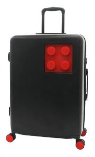 Střední kufr Urban 24  černý/červený