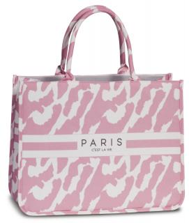 Taška Beach Bag Paris Dusty Pink