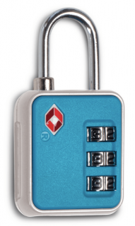 TSA kódovací zámek TSA 3-dial combo lock Blue