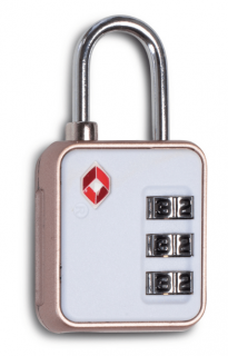 TSA kódovací zámek TSA 3-dial combo lock White