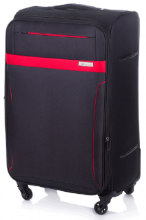 Velký kufr STL 1316 Black/Red