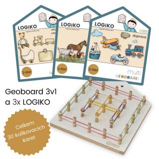 Geoboard 3v1 + LOGIKO za zvýhodněnou cenu